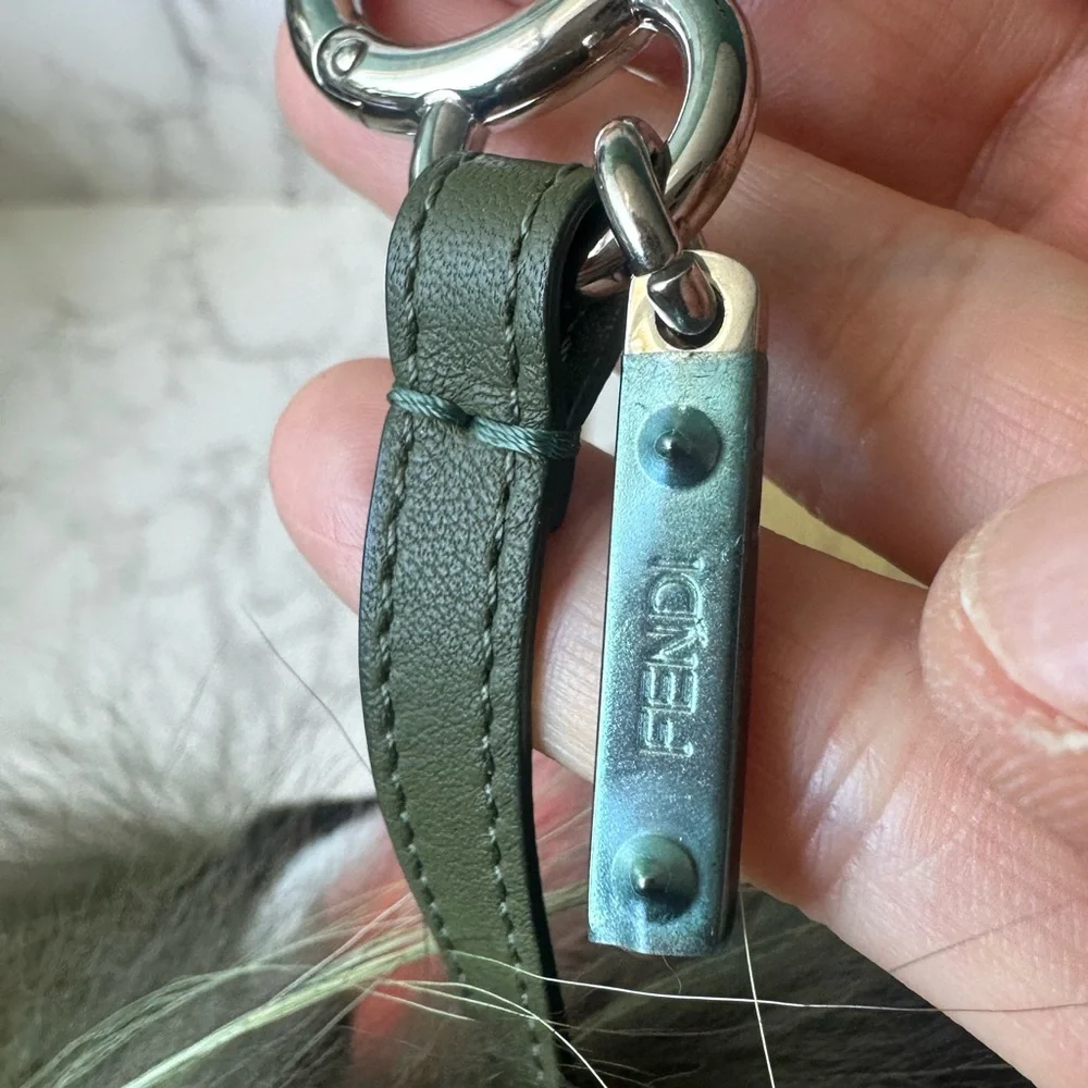 Rare Authentic FENDI Fur Bag Charm - Picture 4 of 8